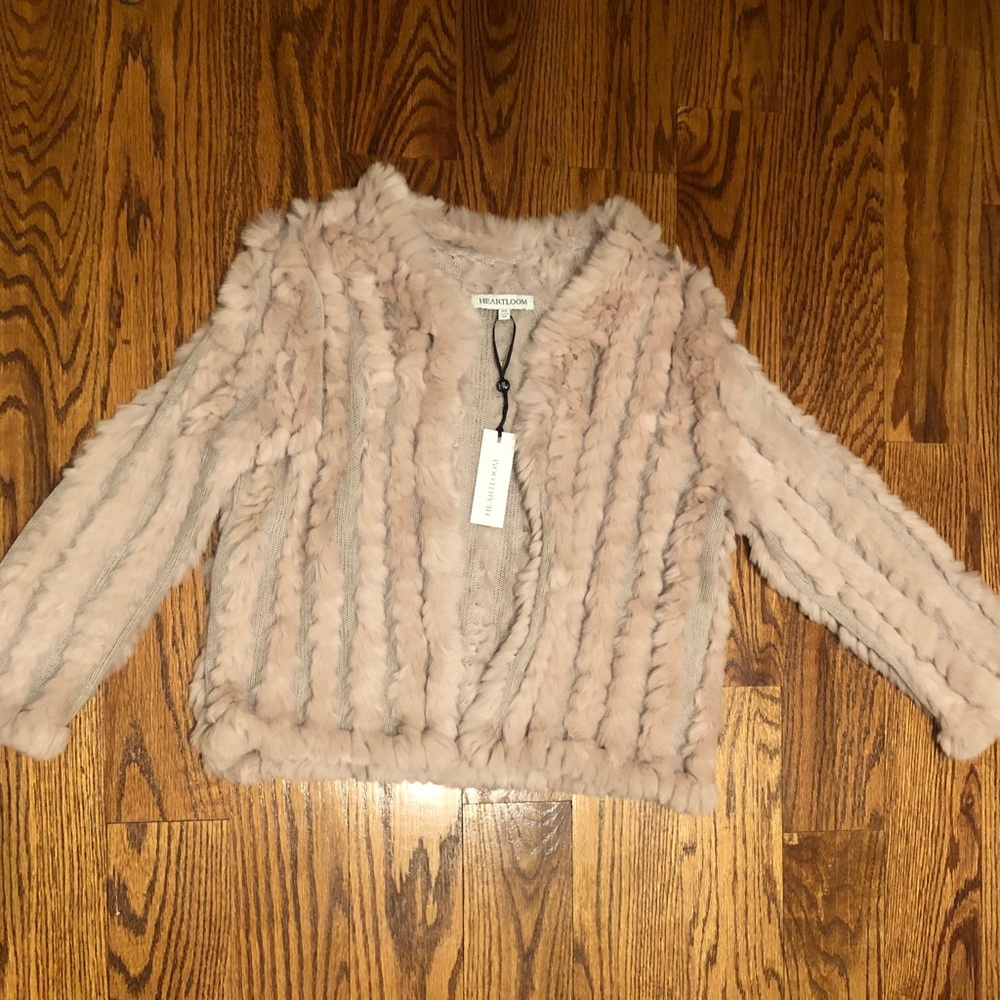 Real Fur Heartloom sweater